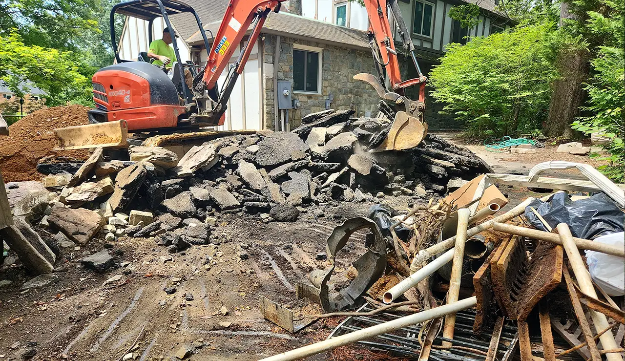 Next Day Demolition offers exterior and interior demolition for residential and commercial properties in Ashton, Maryland.