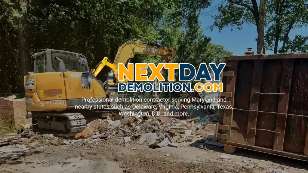 Demolition Company and Contractor in %customfield(geo-page-location)%, %customfield(town_state_abbreviation)%%customfield(state_abbreviation)% Demolition Contractor serving homeowner in Huntingtown, Maryland.