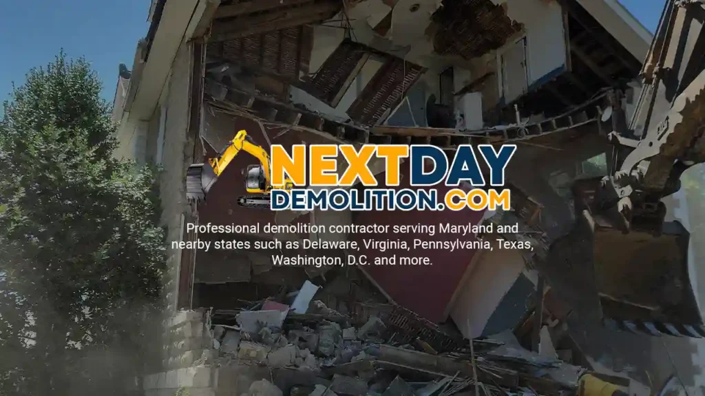 Demolition Company and Contractor in %customfield(geo-page-location)%, %customfield(town_state_abbreviation)%%customfield(state_abbreviation)% Next Day Demolition Company in Port Tobacco, Maryland.
