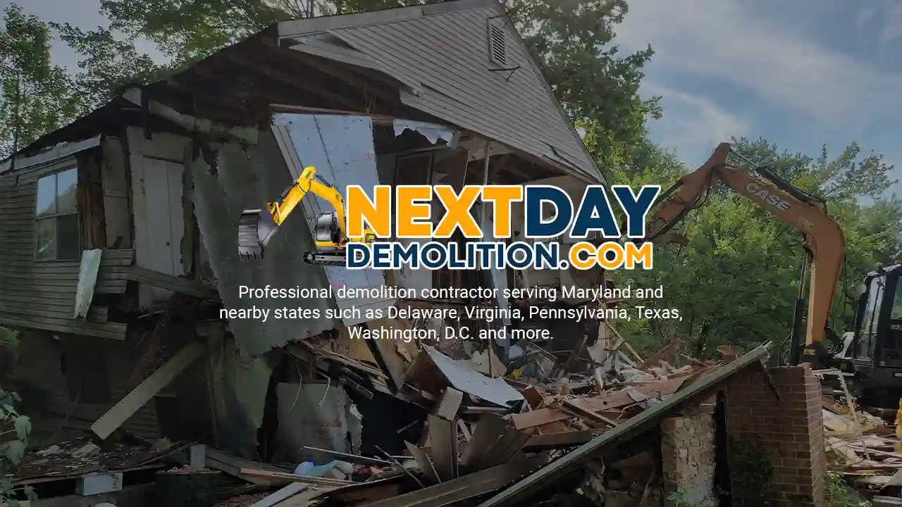 Interior and Exterior Demolition for homes and business in Preston, Maryland.