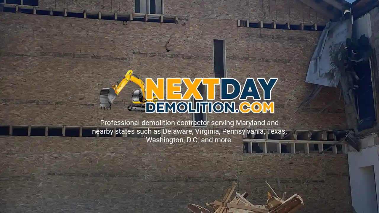Interior Demolition for homes and businesses in Riverdale, Maryland.