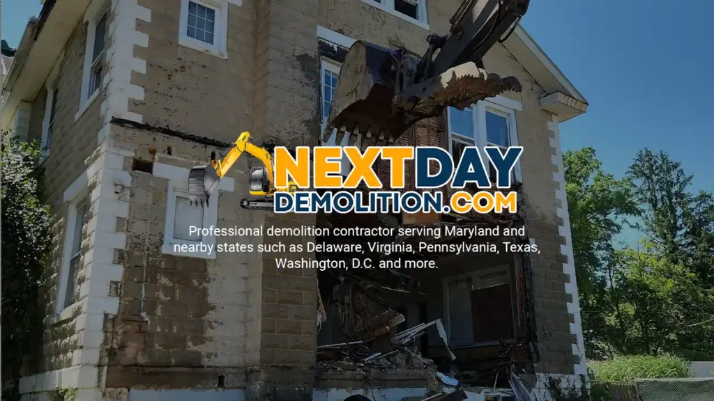 Demolition Company and Contractor in %customfield(geo-page-location)%, %customfield(town_state_abbreviation)%%customfield(state_abbreviation)% Next Day Demolition Company in Washington County, MD.